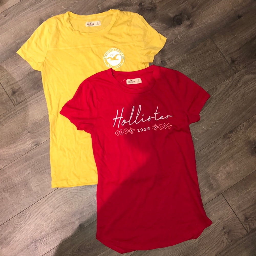two hollister tee shirts